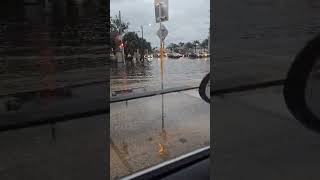 Milton aftermath#daytona,#florida,#milton,#water,#driving,#damage,#storm#hurricane,#fyp,#news