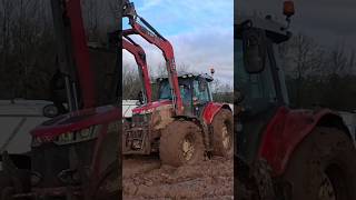 MUD BILLYS 2024 WAS MUDDY! FULL VIDEO OUT FRIDAY 🚜 #LANDROVER #TRACTOR #STUCK #MUDDY #MUDBILLYS