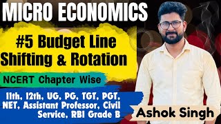 Budget Line Shifting & Rotation || NCERT Economics || Economics by Ashok Singh