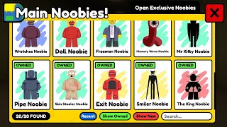 How to get ALL NEW NOOBIES in FIND THE NOOBIES Roblox [ Backrooms Update ]