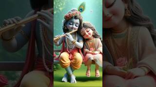 Cute 🌹❤️ baby Radha Krishna 🥰😚 best coupal ❤️ in the world radha krishna love 😘 HD status video#love