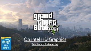 GTA 5 on Intel HD Graphics 4600 | Benchmark & Gameplay | Lenovo Thinkpad T440p