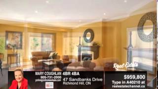 47 Sandbanks Drive, Richmond Hill, ON [A40210]