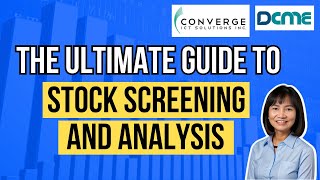 How to PICK the RIGHT STOCKS : CONVERGE and DITO as Case Studies