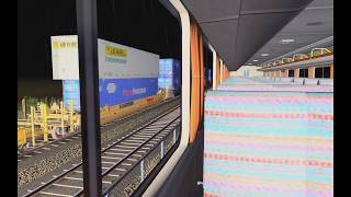 TrainZ: A New Era - Route: UMR 2018 - Pulling into Graydon Station on a Dark and Stormy Night