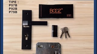 Unboxing dan Temukan Kunci Pintu Kamar Sedang Handle Gagang Pintu BOOZ