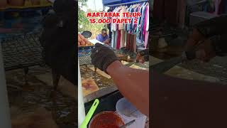 MARTABAK TELUR DI PASAR 15RB DAPET 2 !! #shorts #feedshorts #martabaktelor