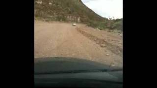 Grand Canyon Skywalk 15 mile dirt road