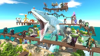 FPS AVATAR AROUND BIG KING SHARK - Animal Revolt Battle Simulator