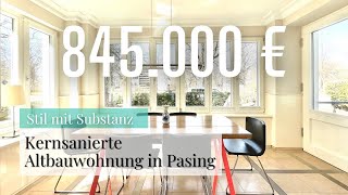 Altbaucharme trifft auf moderne Eleganz, 3,5 Zi- Wohnung in München Pasing, Dahoam Immobilien