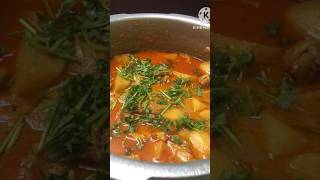 Chicken aluu curry must try #food #food #foodie #youtubeshorts #yummy