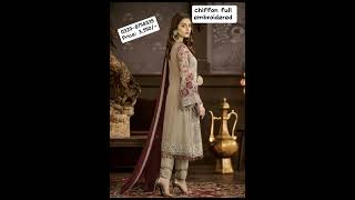 chiffon dress designs | chiffon suit design