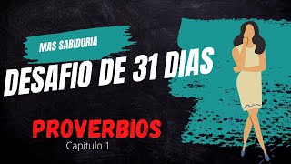 Proverbios 1 - Desafío de 31 días