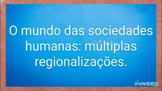 Múltiplas regionalizações