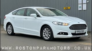 2015 (65) Ford Mondeo 2.0 TDCi ECOnetic Titanium 5dr - ULEZ - £20 RFL on sale @rostonparkmotors