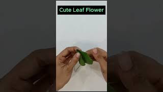 easy leaf craft ideas diy flower🌼 @LIVEARTS-HOBBYHUB#shorts #ytshorts #trending #trending #flower