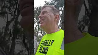 Running in a campground legally blind from post lasik ectasia