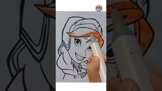 Princess Drawing, Painting & Coloring for kids and toddlers #kids#creative #art