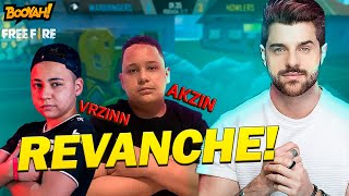 🔴 AKZIN VS VRAUZIN A REVANCHE! + INSCRIÇÕES CAMPEONATO DO ALOK - FREE FIRE AO VIVO 🔴