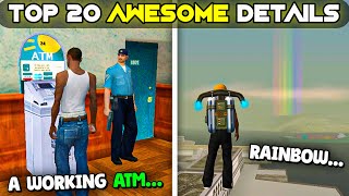 20 AWESOME Details In GTA San Andreas You Probably Didn't Know About...