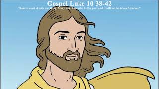 Reflection for Children | Gospel Luke 10 38-42 | 29 July 2024