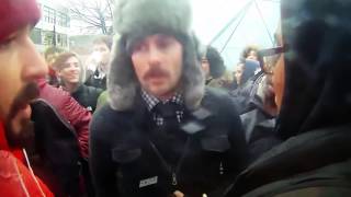 Mustache Man vs. (((Shia Lebeouf)))