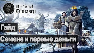 Medieval Dynasty  Гайд по заработку в начале игры/посев семян