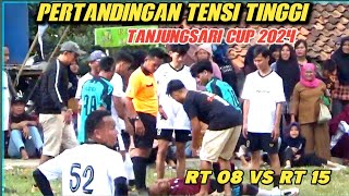 PERTANDINGAN TENSI TINGGI BOLA TARKAM TANJUNGSARI CUP RT 08 VS  RT  15