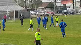 Meciul de fotbal dintre Oltul Curtisoara si Viitorul Gradinile 2017 (repriza a doua penalty)1:0