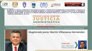 El Procedimiento Administrativo Contencioso en el Tribunal de Justicia Administrativa de Oaxaca