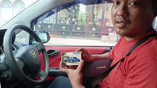 tampilan oem lock HONDA JAZZ GD3 Pasang frame 9 inch dan android 9 inch dari SANSUI GAMA RAM 2/32