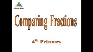 Comparing Fractions