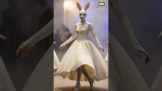 The woman performs a fusion with the rabbit on AGT #americagottalent #magic #ai