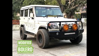 Bolero Modified With Off Road Bumper DRL Light || DH THAR MODIFICATION || AMRITSAR || 9888993343