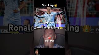 Ronaldo goal king 👑 #football #whoisthegoat #futbol #messi #cr7 #edit #trending #shorts #youtube