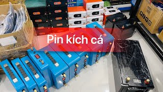 Pin kích cá siêu nhẹ | đủ loại phục vụ ae