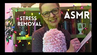 ASMR New Year Stress Removal ✨ Plucking, Brushing, Writing Sounds (soft spoken + whispered roleplay)