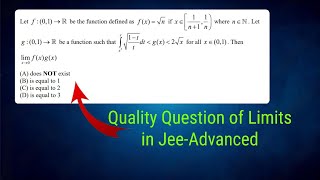 Best Conceptual Question of Limits in Jee-Advanced Ever