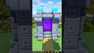 How To Make Nether Portal In Minecraft 🔥 #shorts