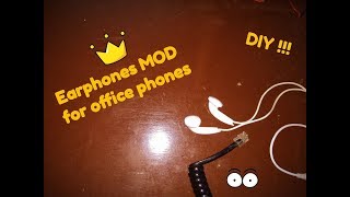 #E-CYCLE: Earphones MOD for Office/Landline phones