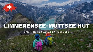 Limmerensee-Muttsee Hut- Epic Hike! 4K