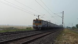 (1+5) FAST🚅 EMU passenger Trains ER Vs SER Kharagpur+Medinipur Local+Bardhaman Chord+Indian Railways