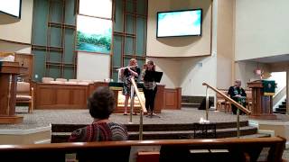 Karen and Emma Flute Clarinet Duet