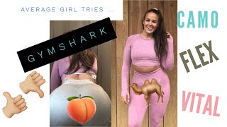 AVERAGE GIRL TRIES INFLUENCER ACTIVEWEAR | GYMSHARK LEGGINGS TRY ON HAUL