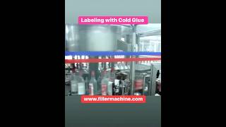 Cold Glue Sticker Labeling Machine