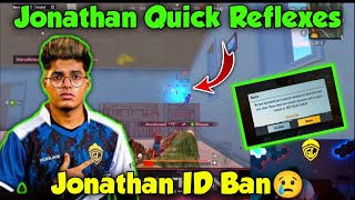 Jonathan ID Got Ban | @GODLSHADOWOG Shocked By Jonathan Quick Reflexes | 1v3 Quick Clutch