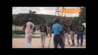 SOFTBOL CATEGORÍA MÁSTER EN SANTA ELENA DE UAIRÉN CONTRALORÍA MUNICIPAL  VS SELECCIÓN MASTER…  COBER