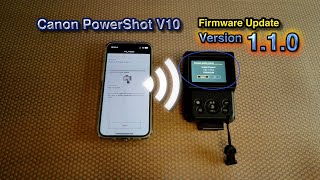 Canon PowerShot V10 Firmware Update Version 1.1.0