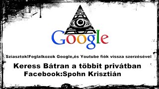 Google/Youtube fiók vissza szerzése 2023