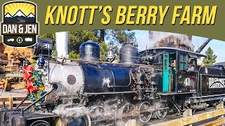 Our Day at Knott's Berry Farm🍓Ghost Town - Roller Coasters - Trains - Chicken Dinner